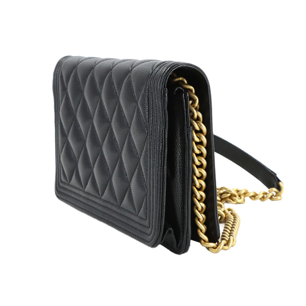 CHANEL Black Caviar Leather Wallet - Picture 3 of 10